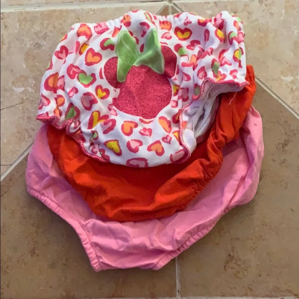 Adorable 3 Piece Diaper Cover Bundle (6M).